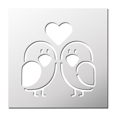 Pochoir Oiseaux ♥