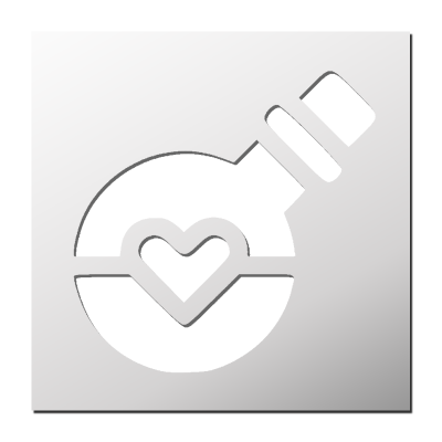 Pochoir Philtre d&rsquo;amour