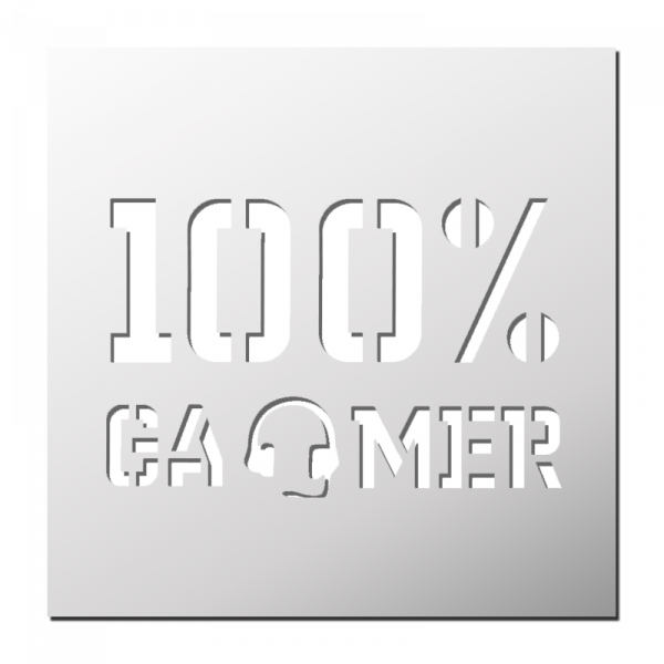 Pochoir 100% GAMER