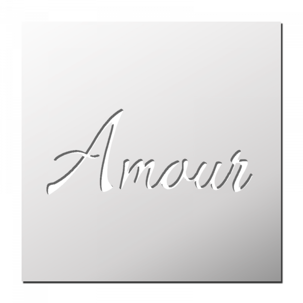 Pochoir Amour