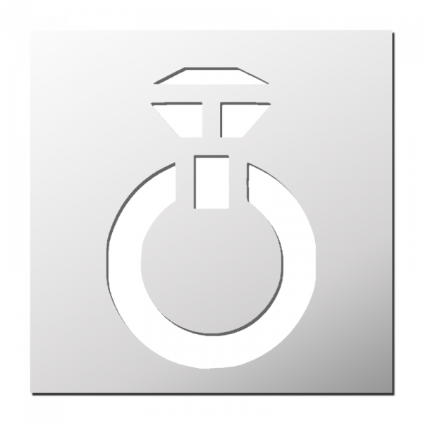 Pochoir Bague