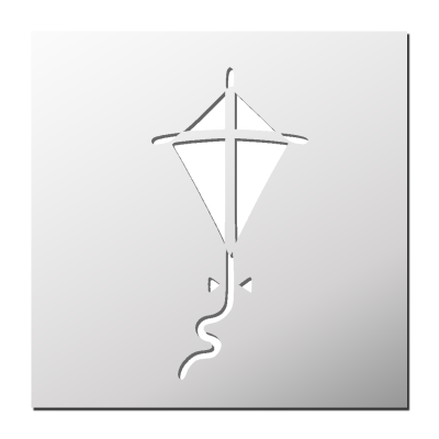 Pochoir Cerf Volant