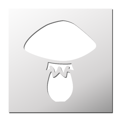 Pochoir Champignon