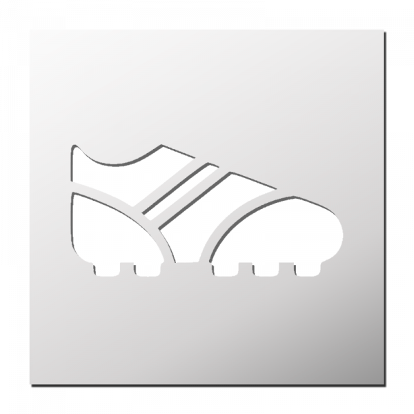 Pochoir Chaussure de Foot