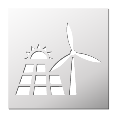 Pochoir Energie Verte