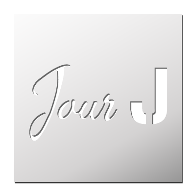 Pochoir Jour J