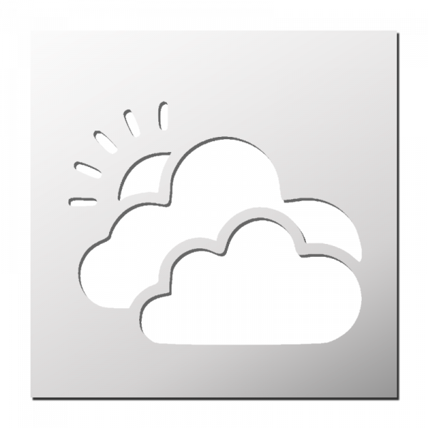 Pochoir Nuage