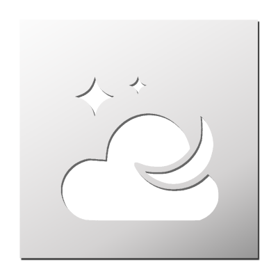Pochoir Nuit