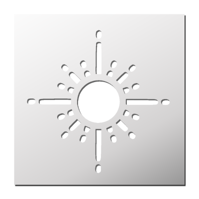Pochoir Soleil
