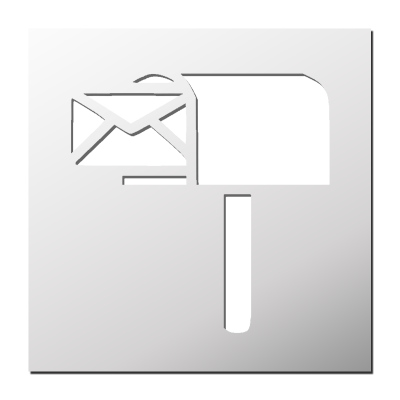 Pochoir Boite aux lettres