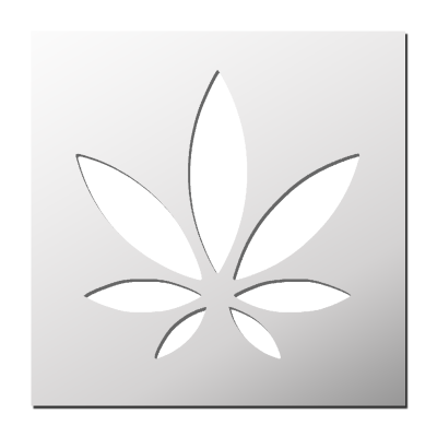 Pochoir Cannabis
