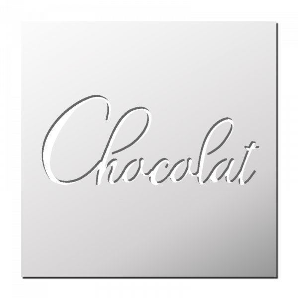 Pochoir Chocolat