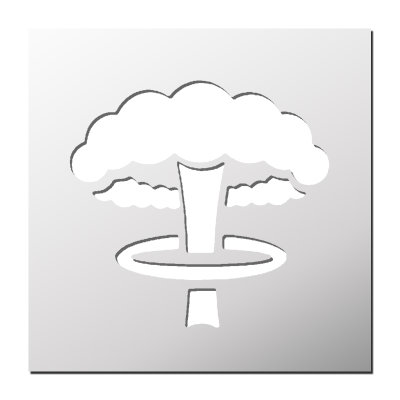 Pochoir Explosion