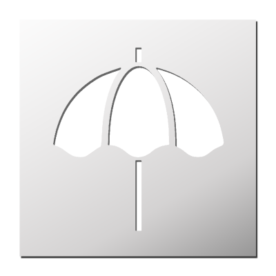 Pochoir Parasol