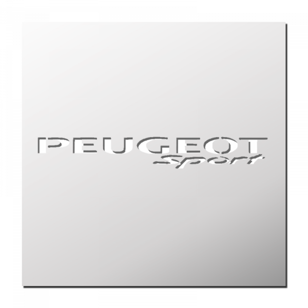 Pochoir Peugeot Sport