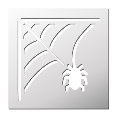 Pochoir Toile d’araignée