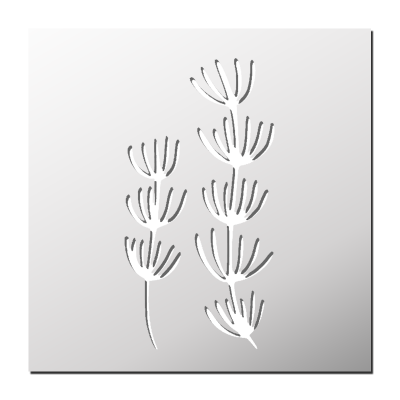 Pochoir Corail