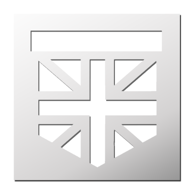 Pochoir Ecusson Anglais