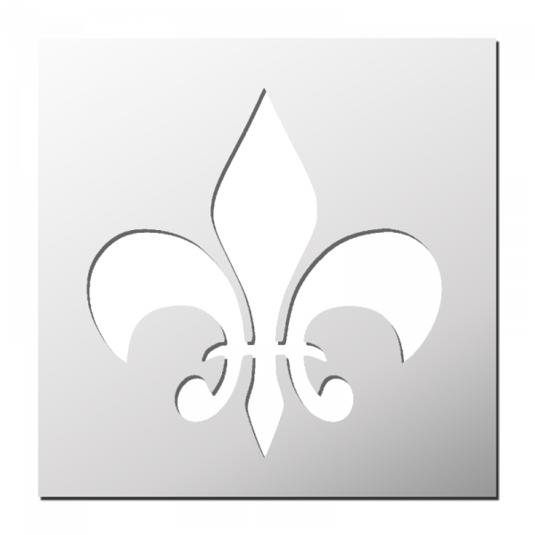 Pochoir Fleur de Lys