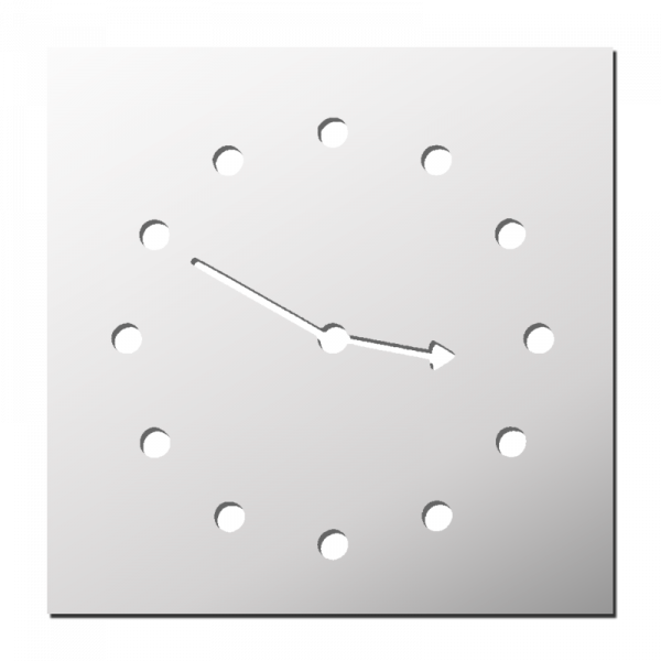 Pochoir Horloge