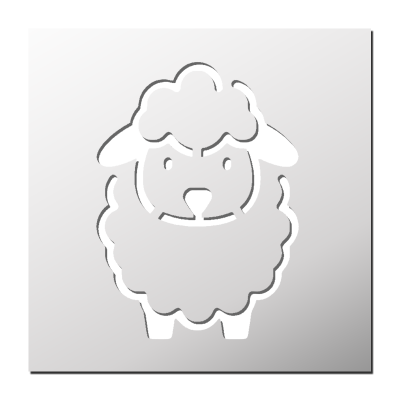 Pochoir Mouton