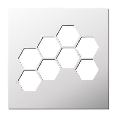 Pochoir Nid d’abeilles