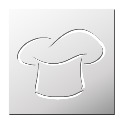 Pochoir Toque Chef