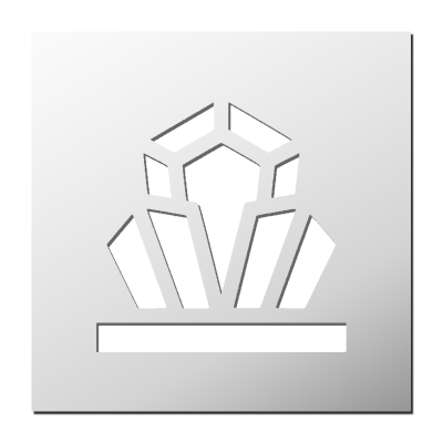Pochoir Quartz