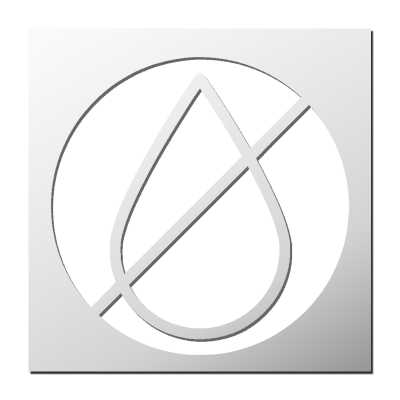 Pochoir Restriction d&rsquo;eau