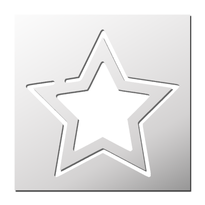 Pochoir Etoile