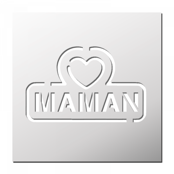 Pochoir Love Maman