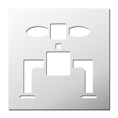 Pochoir Robinet