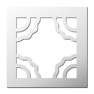 Pochoir Mosaïque