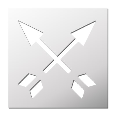 Pochoir Flèches