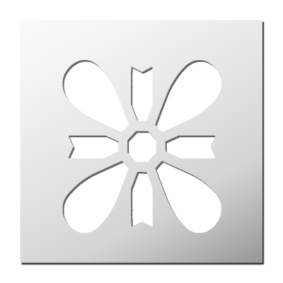 Pochoir Fleur