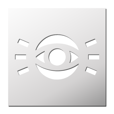 Pochoir Oeil