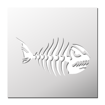 Pochoir Poisson Dangereux
