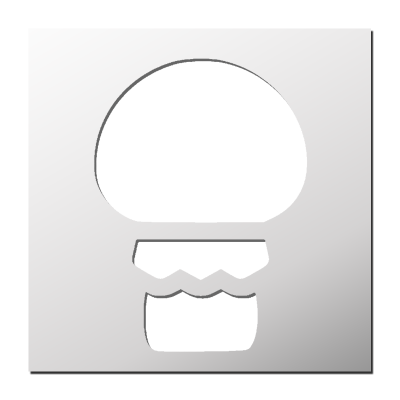 Pochoir Champignon