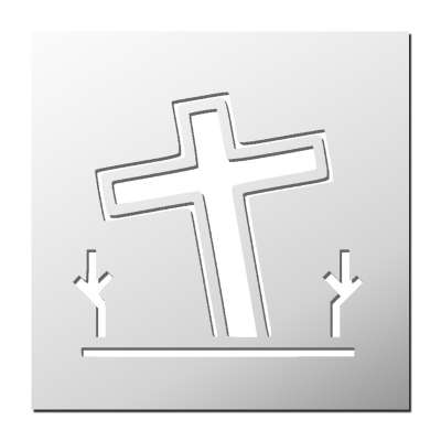 Pochoir Cimetière