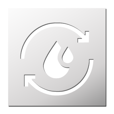 Pochoir Cycle de l&rsquo;eau