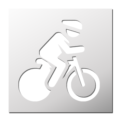 Pochoir Cyclisme