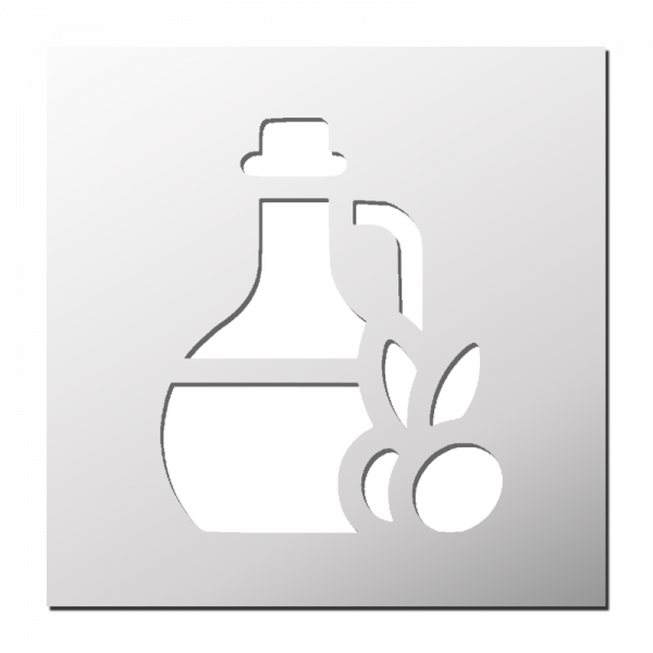Pochoir Huile d'olive