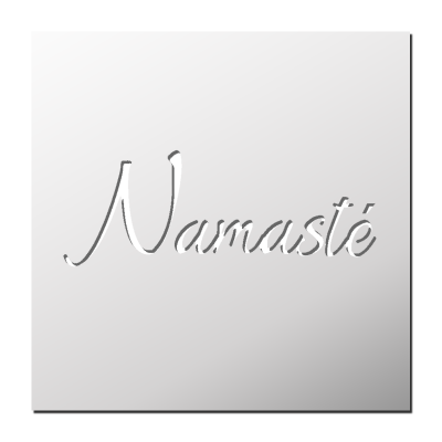 Pochoir Namasté