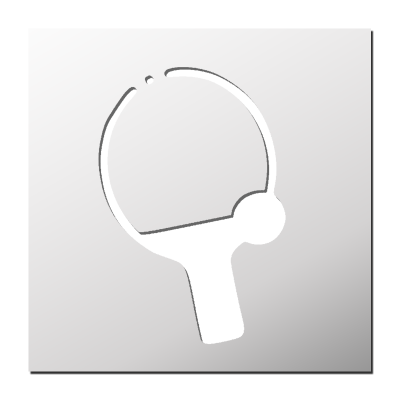 Pochoir Ping Pong