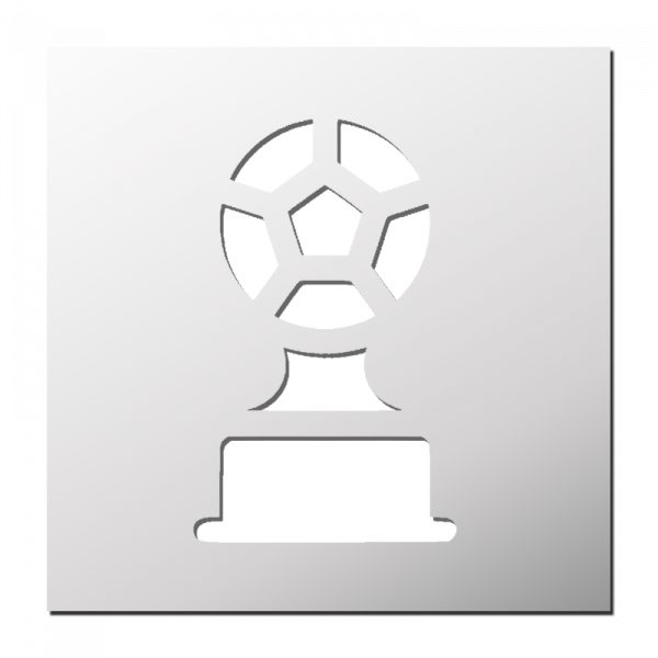 Pochoir Trophée Football