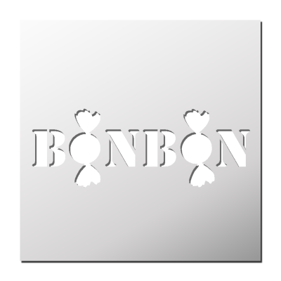 Pochoir Bonbon