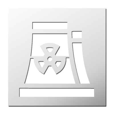 Pochoir Centrale Nucléaire