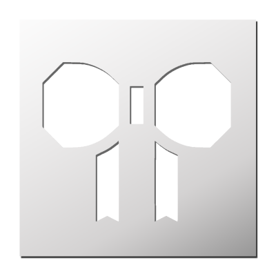 Pochoir Noeud Papillon