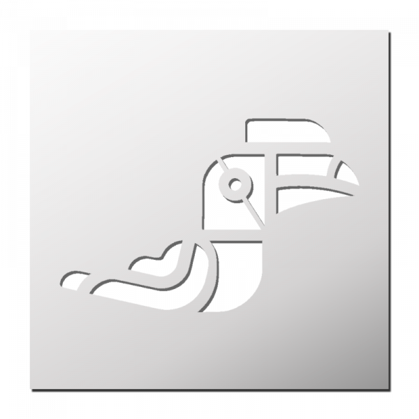 Pochoir Hornbill