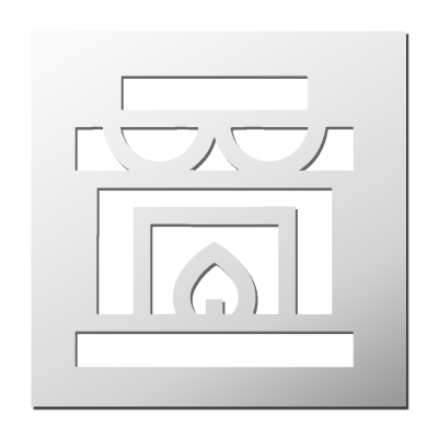 Pochoir Cheminée
